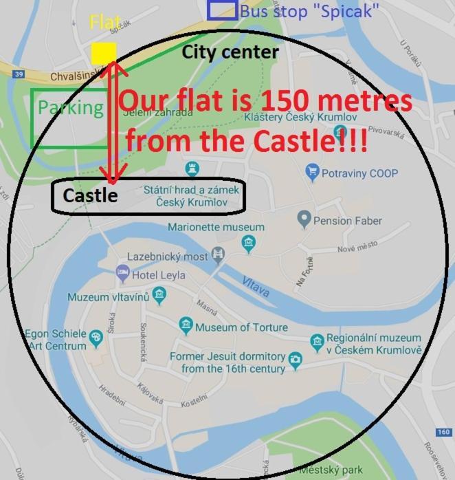 The Best Castle View-Bus Station, Parking, Center Czeski Krumlow Zewnętrze zdjęcie